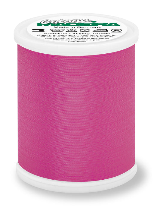 Madeira Cotona 50 | Cotton Machine Quilting & Embroidery Thread | 1100 Yards | 9350-709 | Hot Pink