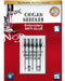 5pk Organ Anti-Glue Flat Shank Needles Blister Pack
