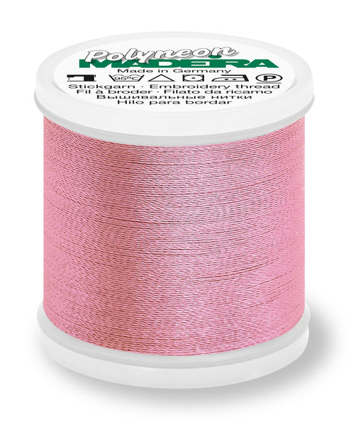 Madeira Polyneon 40 | Machine Embroidery Thread | 440 Yards | 9845-1620 | Coral