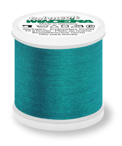Madeira Polyneon 40 | Machine Embroidery Thread | 440 Yards | 9845-1695 | Turquoise