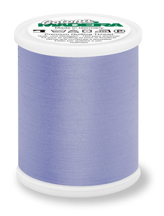 Madeira Cotona 50 | Cotton Machine Quilting & Embroidery Thread | 1100 Yards | 9350-572 | Denim Blue