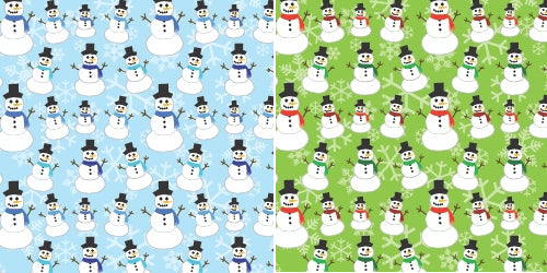 Quick Stitch Embroidery Paper: Snowmen