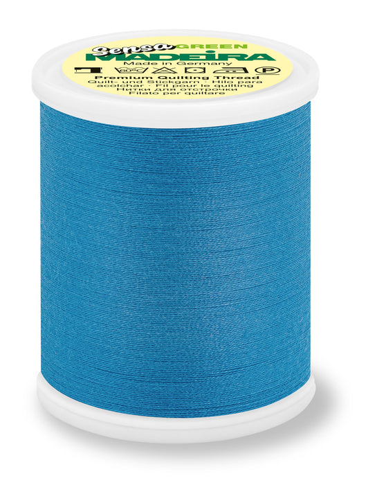 Madeira Sensa Green 40 | Quilting and Machine Embroidery Thread | 1100 Yards | 9390-177 | Cyan