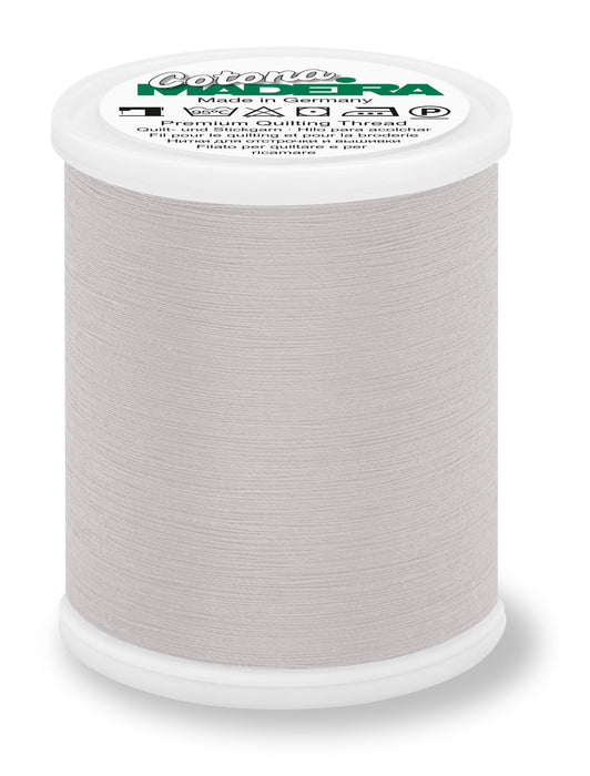 Madeira Cotona 50 | Cotton Machine Quilting & Embroidery Thread | 1100 Yards | 9350-689 | Dove Grey