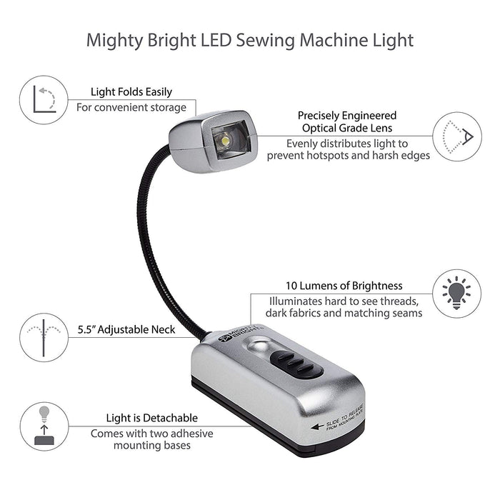 Mighty Bright 64602 Sewing Machine Light — AllStitch Embroidery
