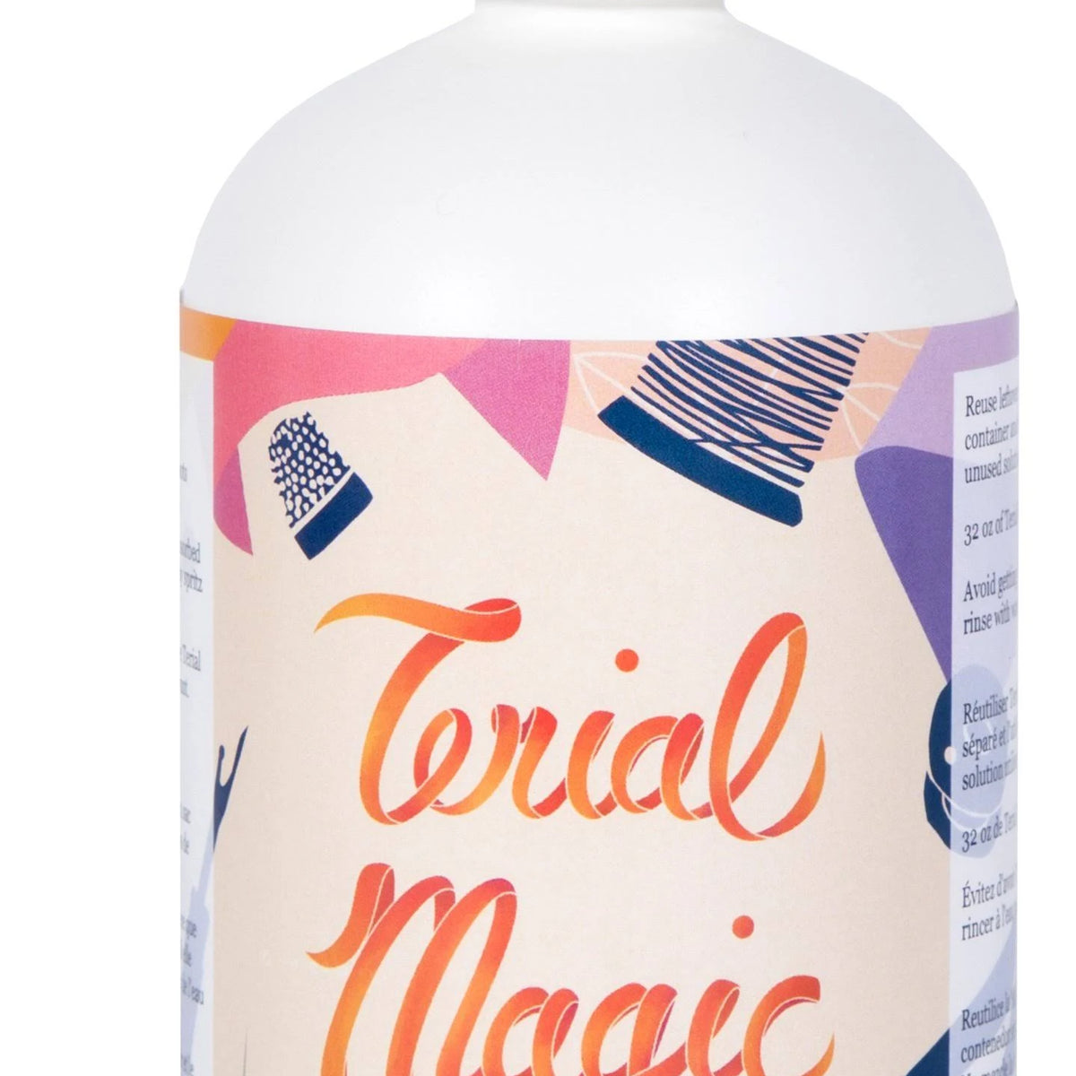 Machine Embroidery Using Terial Magic - No other stabilizer required! 