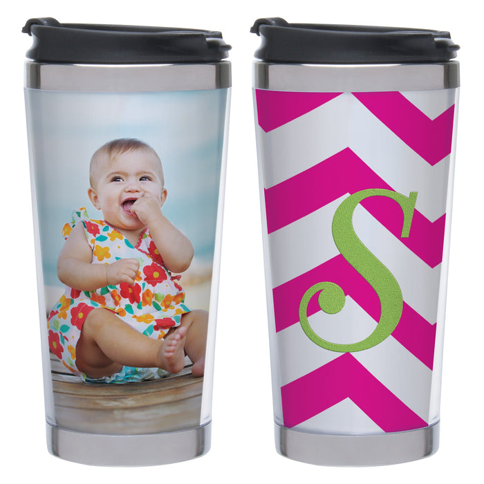 12oz Stainless Steel Tumbler for Embroidery, Crafts & Photos