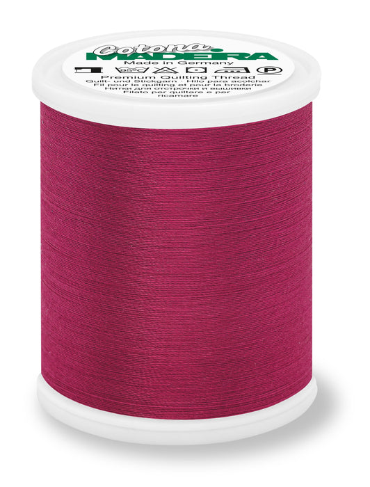 Madeira Cotona 50 | Cotton Machine Quilting & Embroidery Thread | 1100 Yards | 9350-710 | Berry