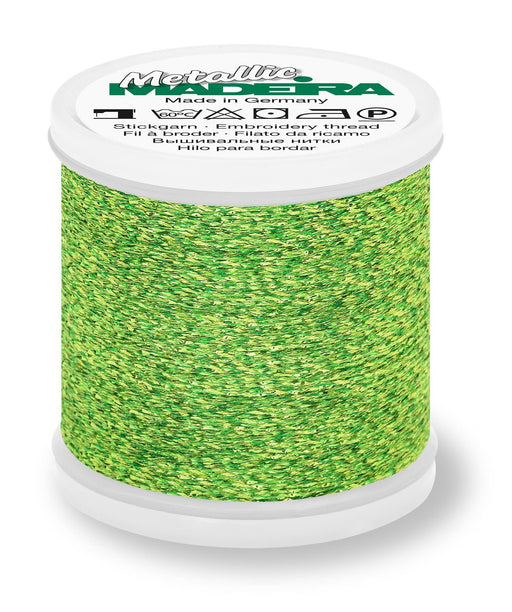 Madeira Sparkling Metallic 40 | Machine Embroidery Thread | 220 Yards | 9842-52 | Glamour Green