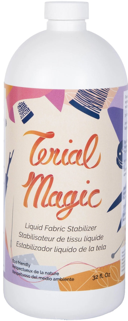 Red Rock Threads - Terial Magic Liquid Stabilizer allows fabrics to hold  shapes and not fray when cut sewn or ironed. Think of a fabric with paper  like qualities that you can