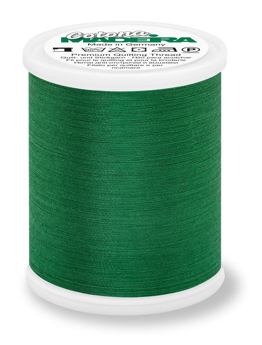 Madeira Cotona 50 | Cotton Machine Quilting & Embroidery Thread | 1100 Yards | 9350-665 | Green