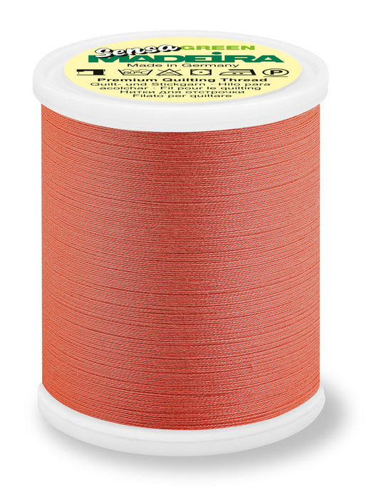 Madeira Sensa Green 40 | Quilting and Machine Embroidery Thread | 1100 Yards | 9390-179 | Cayenne