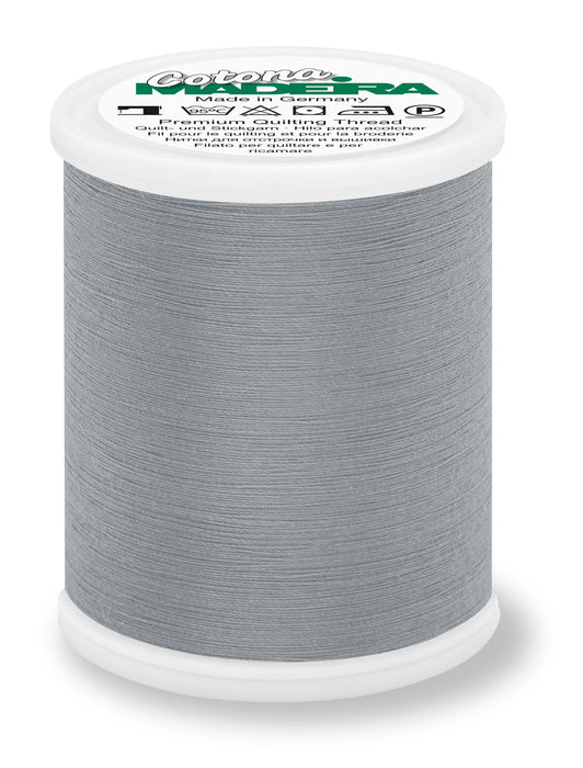 Madeira Cotona 50 | Cotton Machine Quilting & Embroidery Thread | 1100 Yards | 9350-691 | Blue Grey