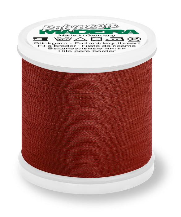 Madeira Polyneon 40 | Machine Embroidery Thread | 440 Yards | 9845-1899 | Copper
