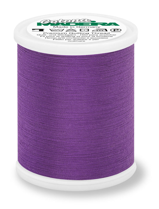 Madeira Cotona 50 | Cotton Machine Quilting & Embroidery Thread | 1100 Yards | 9350-636 | Purple