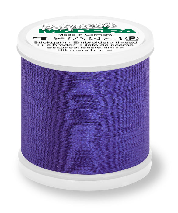 Madeira Polyneon 40 | Machine Embroidery Thread | 440 Yards | 9845-1930 | Bahamas Blue