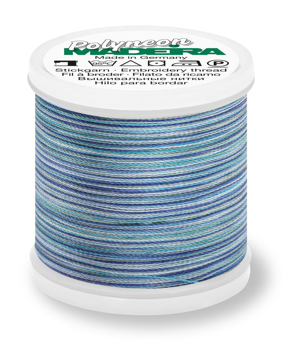 Madeira Polyneon 40 | Machine Embroidery Thread | Multicolor | 220 Yards | 9845-1601 | Ocean