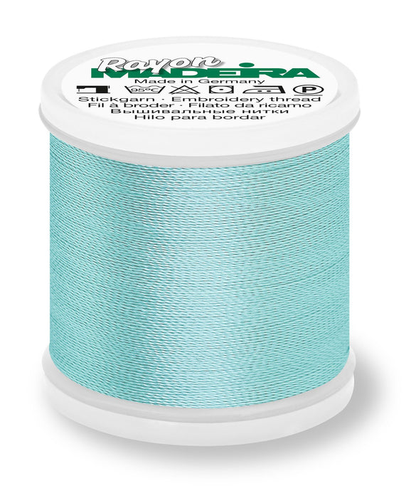Madeira Rayon 40 | Machine Embroidery Thread | 220 Yards | 9840-1045 | Light Mint
