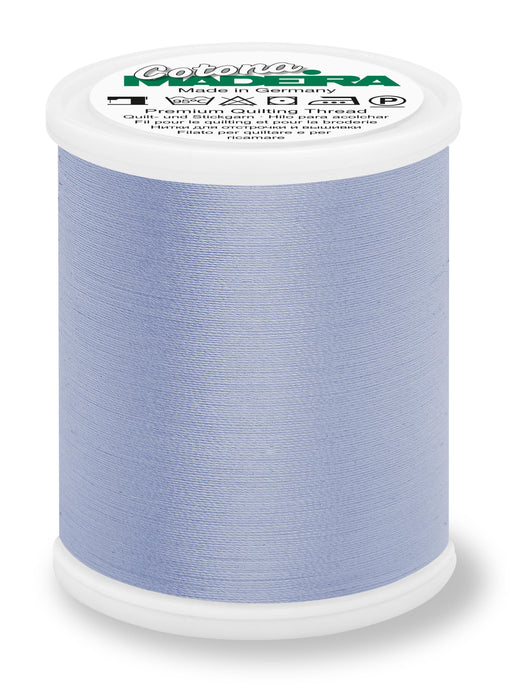 Madeira Cotona 50 | Cotton Machine Quilting & Embroidery Thread | 1100 Yards | 9350-571 | Powder Blue