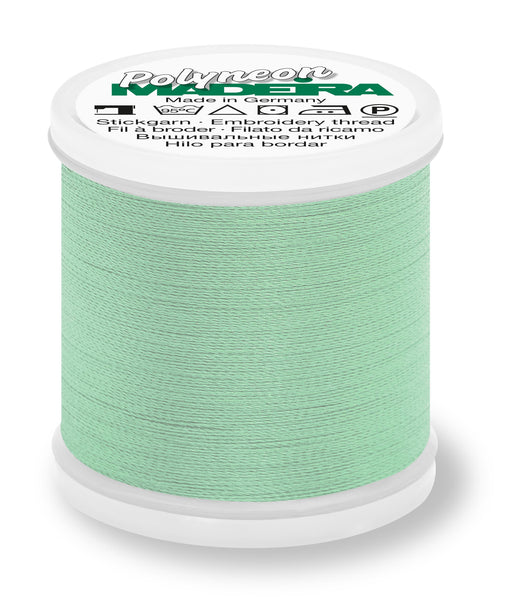 Madeira Polyneon 40 | Machine Embroidery Thread | 440 Yards | 9845-1647 | Seafoam