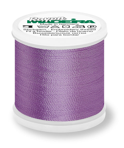 Madeira Rayon 40 | Machine Embroidery Thread | 220 Yards | 9840-1387 | Light Plum