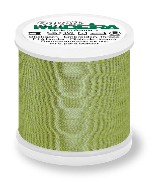 Madeira Rayon 40 | Machine Embroidery Thread | 220 Yards | 9840-1106 | Light Avocado