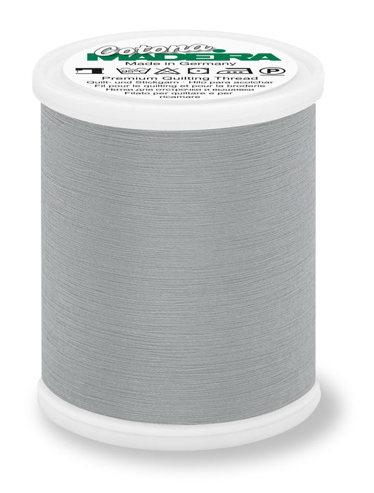 Madeira Cotona 50 | Cotton Machine Quilting & Embroidery Thread | 1100 Yards | 9350-569 | Medium Grey