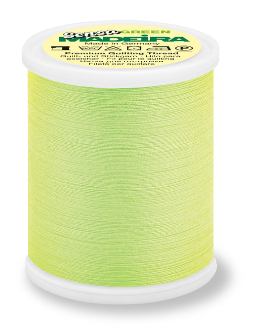 Madeira Sensa Green 40 | Quilting and Machine Embroidery Thread | 1100 Yards | 9390-449 | Lime