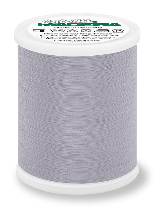 Madeira Cotona 50 | Cotton Machine Quilting & Embroidery Thread | 1100 Yards | 9350-688 | Grey